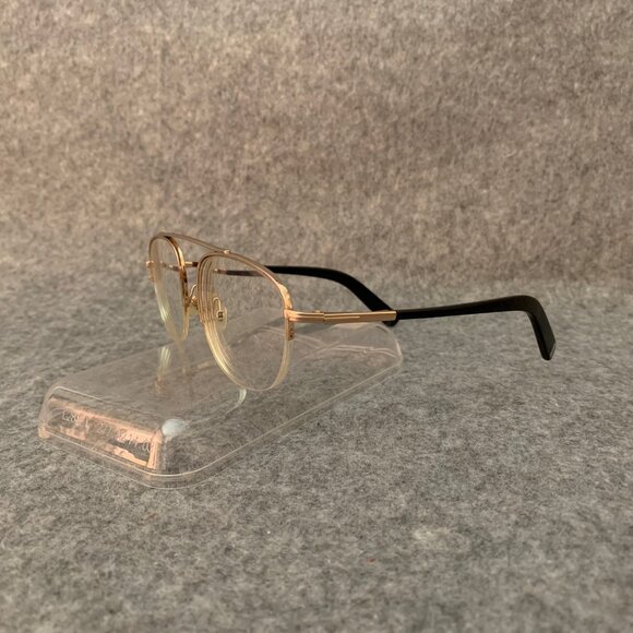 Tom Ford Vintage Black Gold Half Rim Optical/Prescription Eyeglasses Frame - Picture 8 of 15